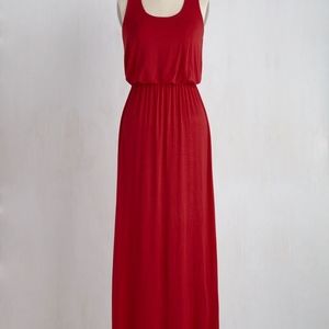 💋 Modcloth Red Maxi - Plus size